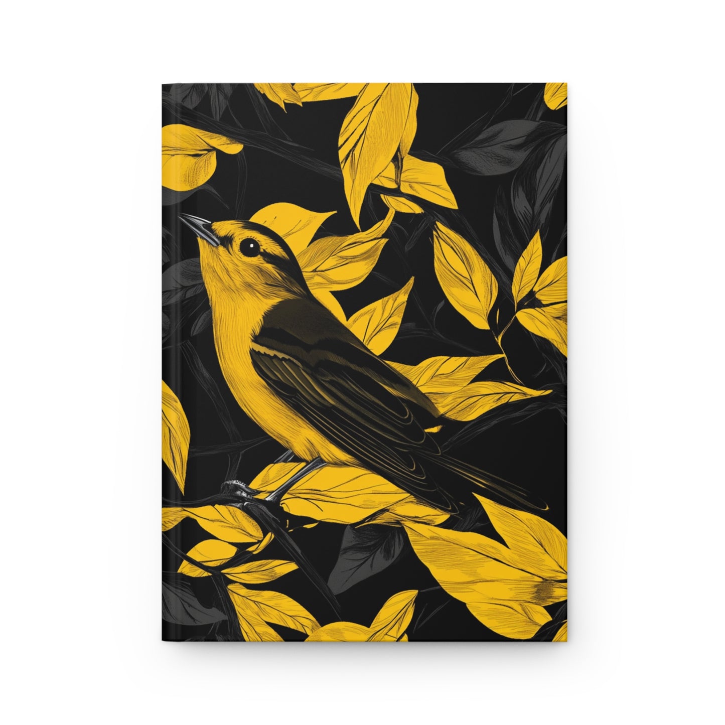 Hardcover Journal Matte Warbler Bird Notebook